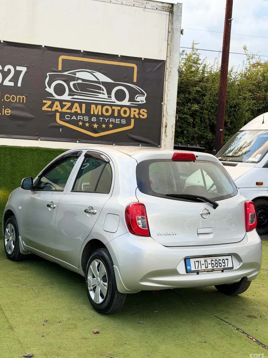 Nissan March Hatchback, Petrol, 2017, Silver