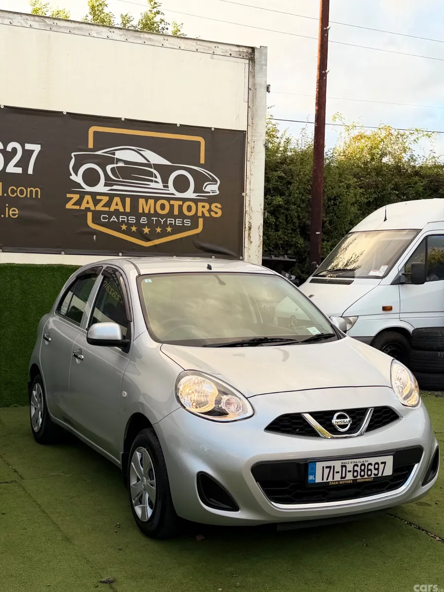 Nissan March Hatchback, Petrol, 2017, Silver