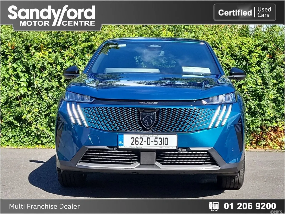 Peugeot 3008 SUV, Petrol Hybrid, 2026, Blue