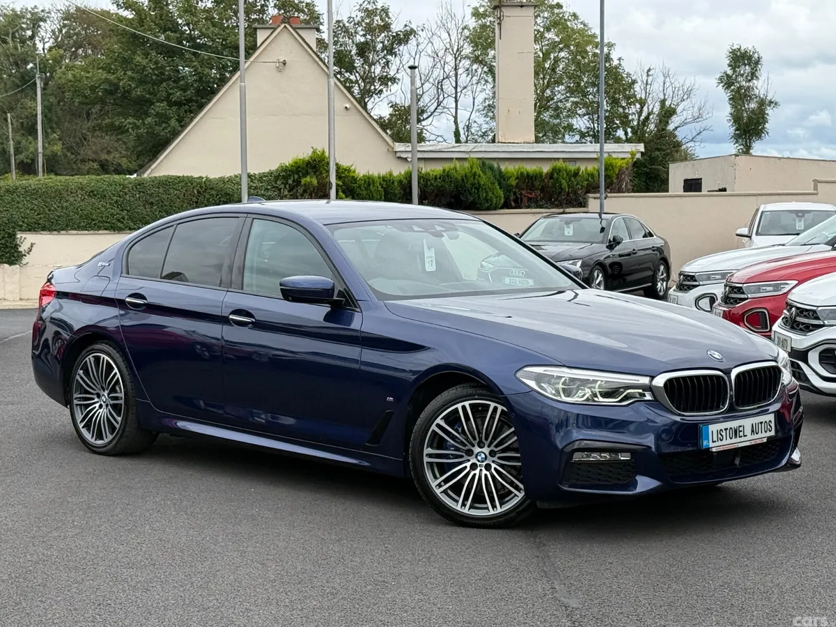 BMW 5-Series Saloon, Petrol Plug-in Hybrid, 2019, Blue