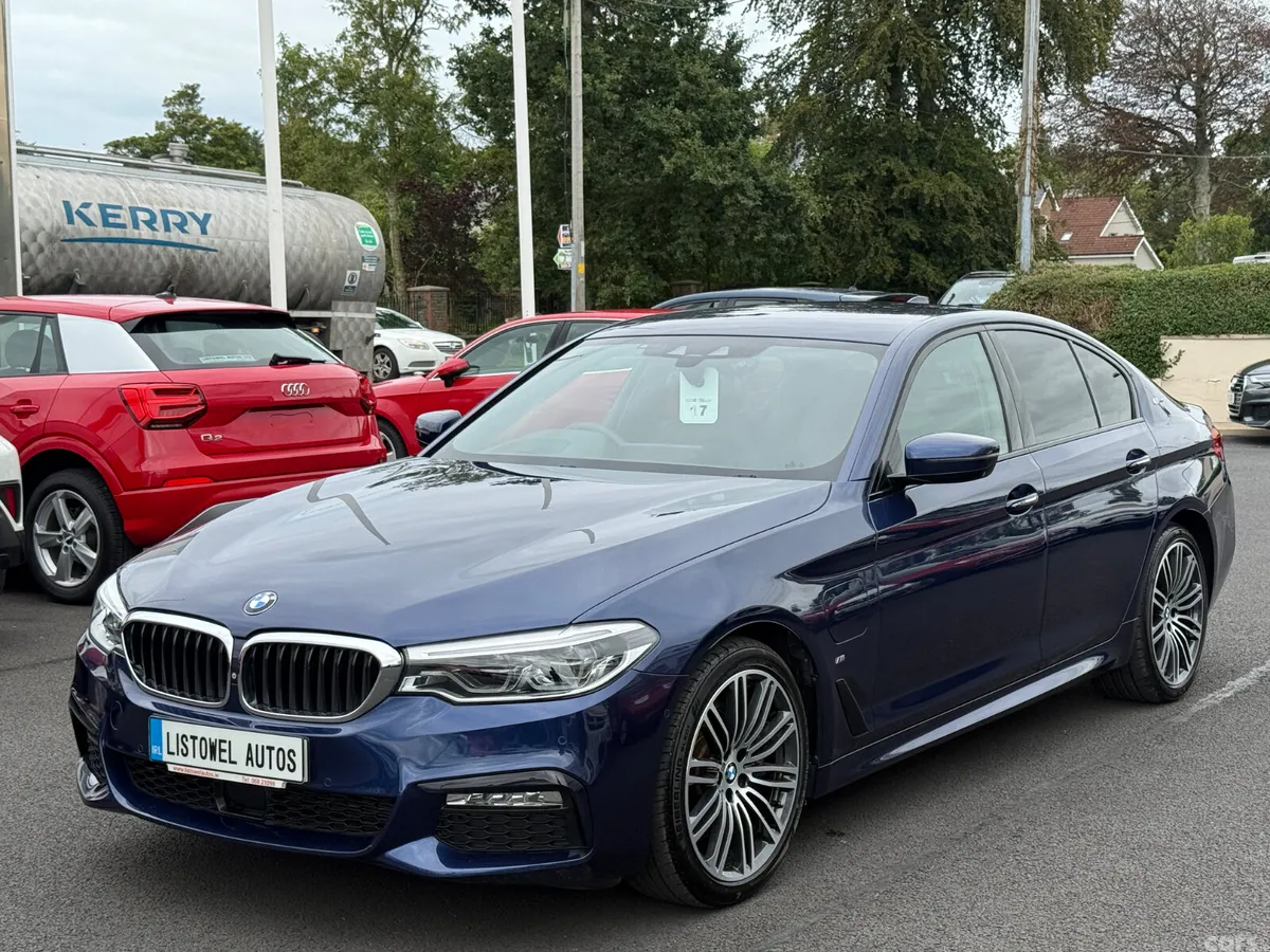 BMW 5-Series Saloon, Petrol Plug-in Hybrid, 2019, Blue