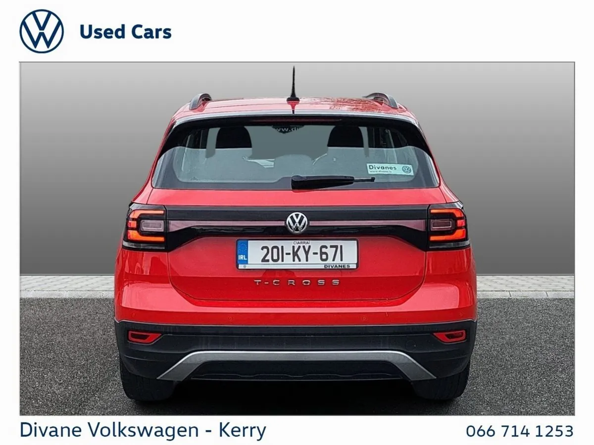 Volkswagen T-Cross SUV, Petrol, 2020, Red