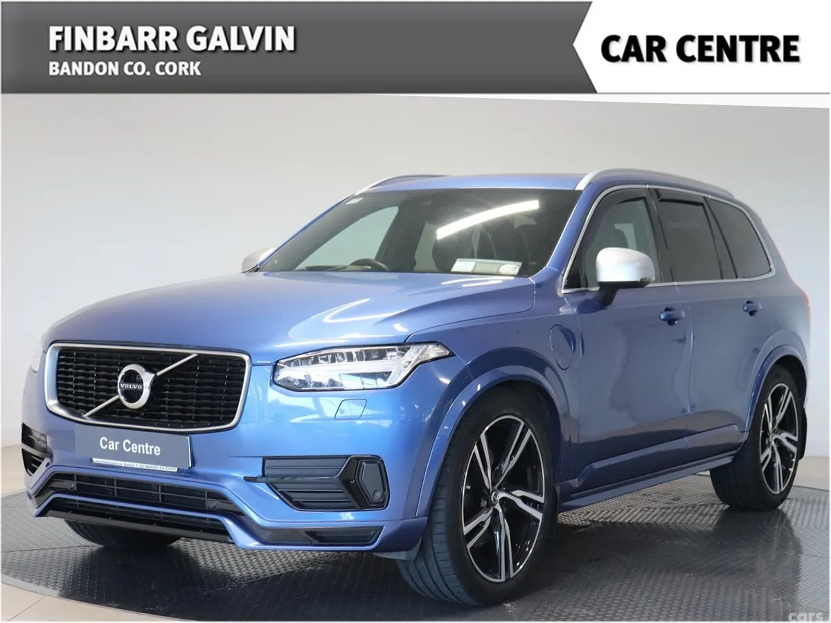 Volvo XC90 SUV, Petrol Plug-in Hybrid, 2019, Blue