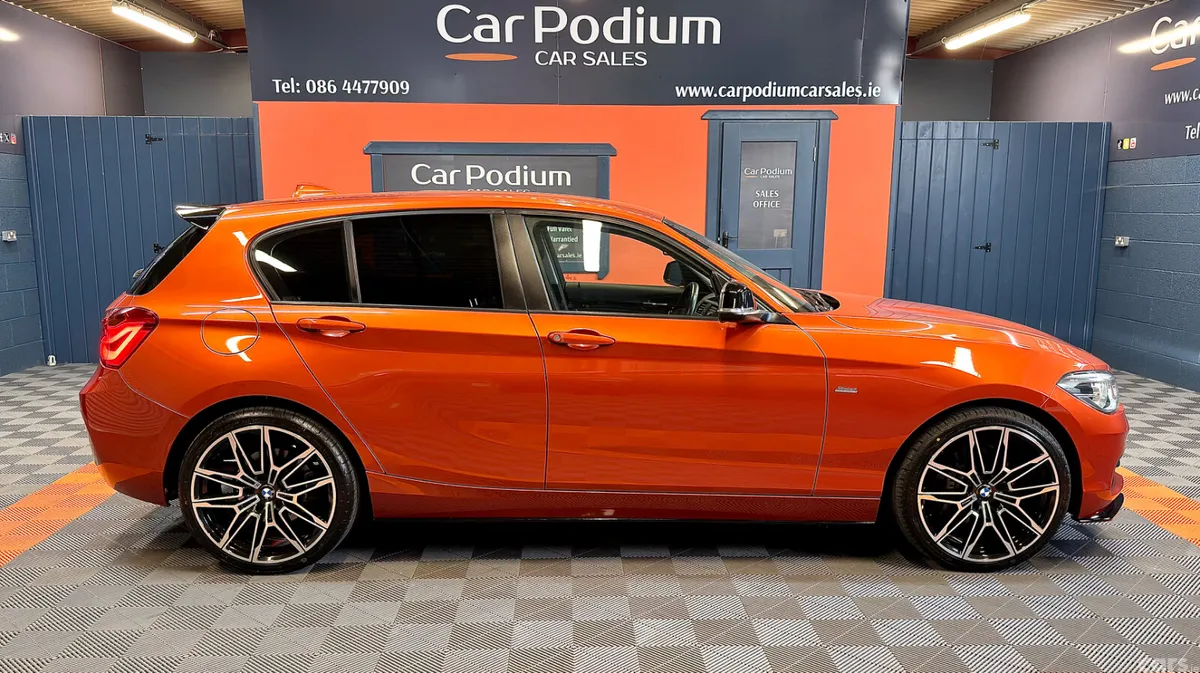 BMW 1-Series Hatchback, Diesel, 2016, Orange