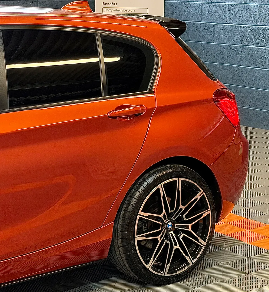 BMW 1-Series Hatchback, Diesel, 2016, Orange