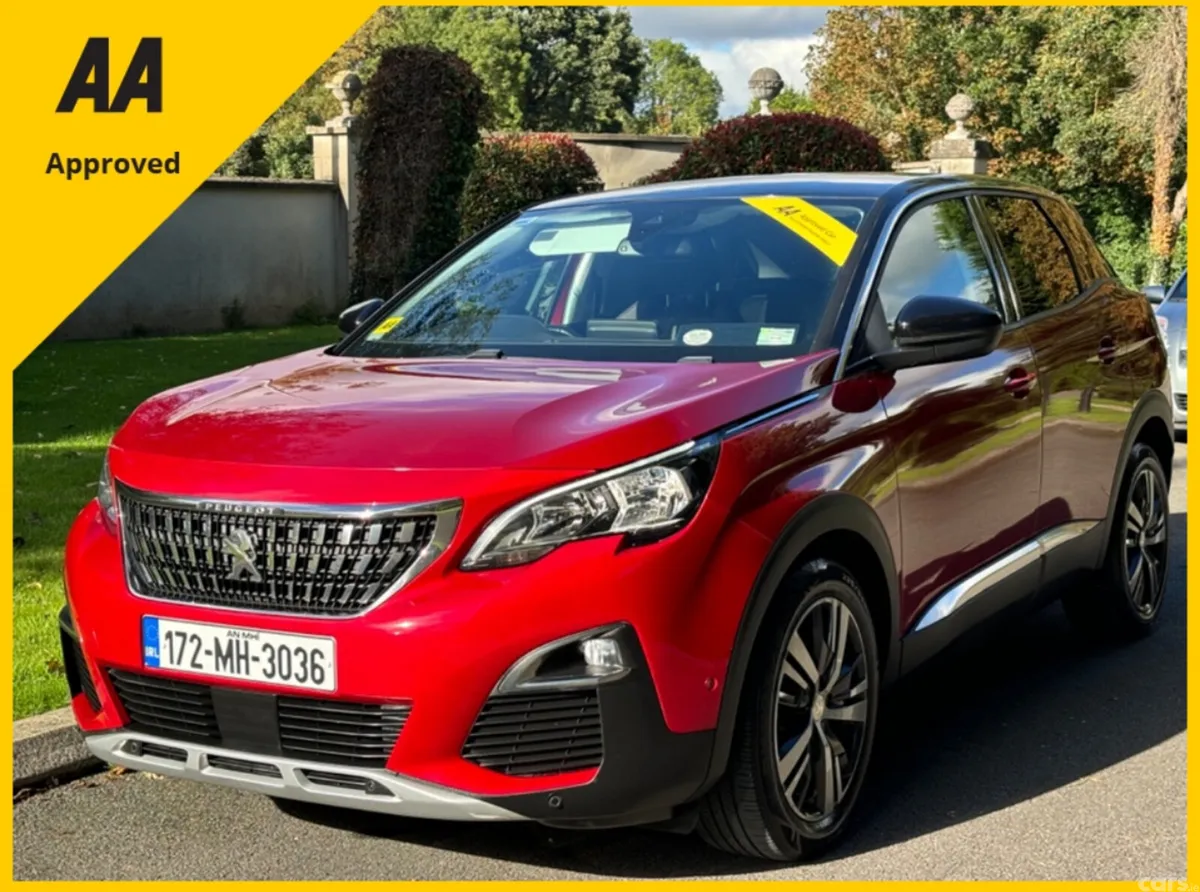 Peugeot 3008 SUV, Diesel, 2017, Red