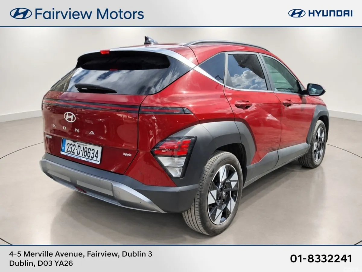 Hyundai KONA SUV, Petrol Hybrid, 2023, Red