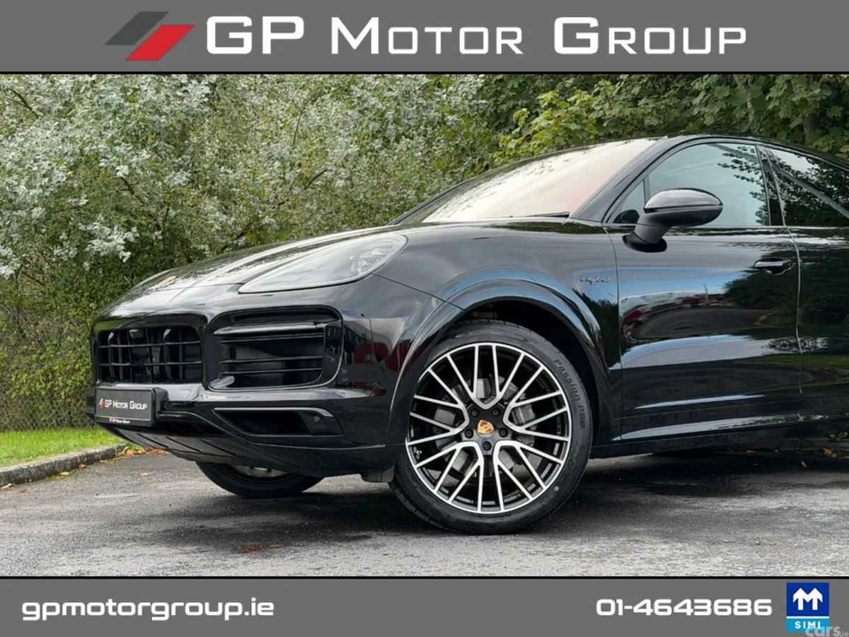 Porsche Cayenne Coupe, Petrol Plug-in Hybrid, 2022, Black