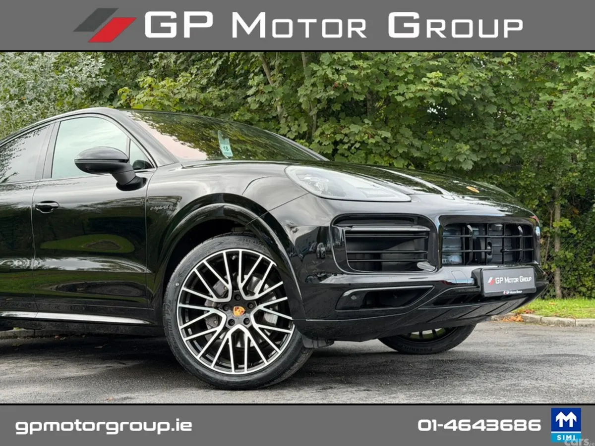 Porsche Cayenne Coupe, Petrol Plug-in Hybrid, 2022, Black