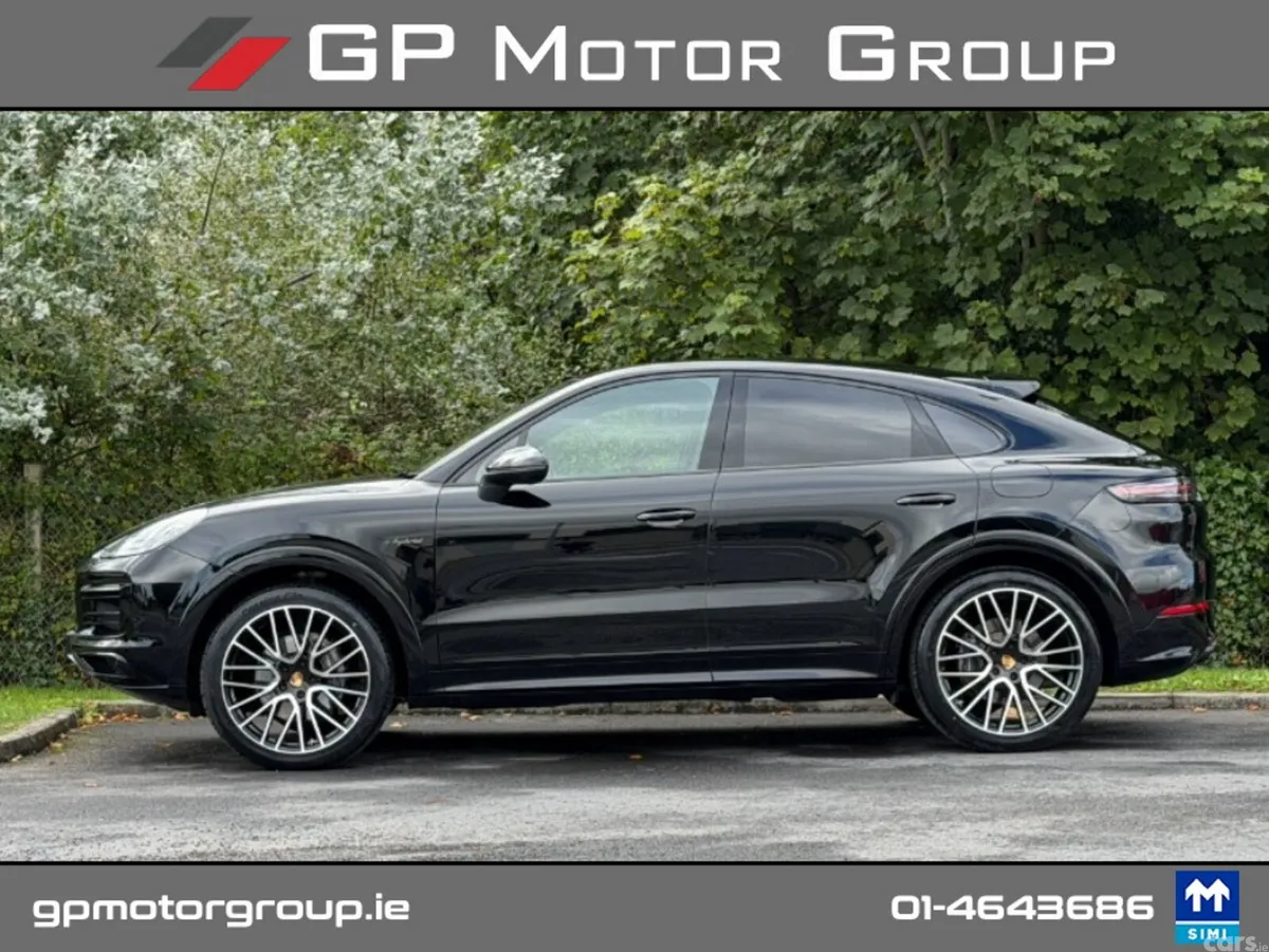 Porsche Cayenne Coupe, Petrol Plug-in Hybrid, 2022, Black