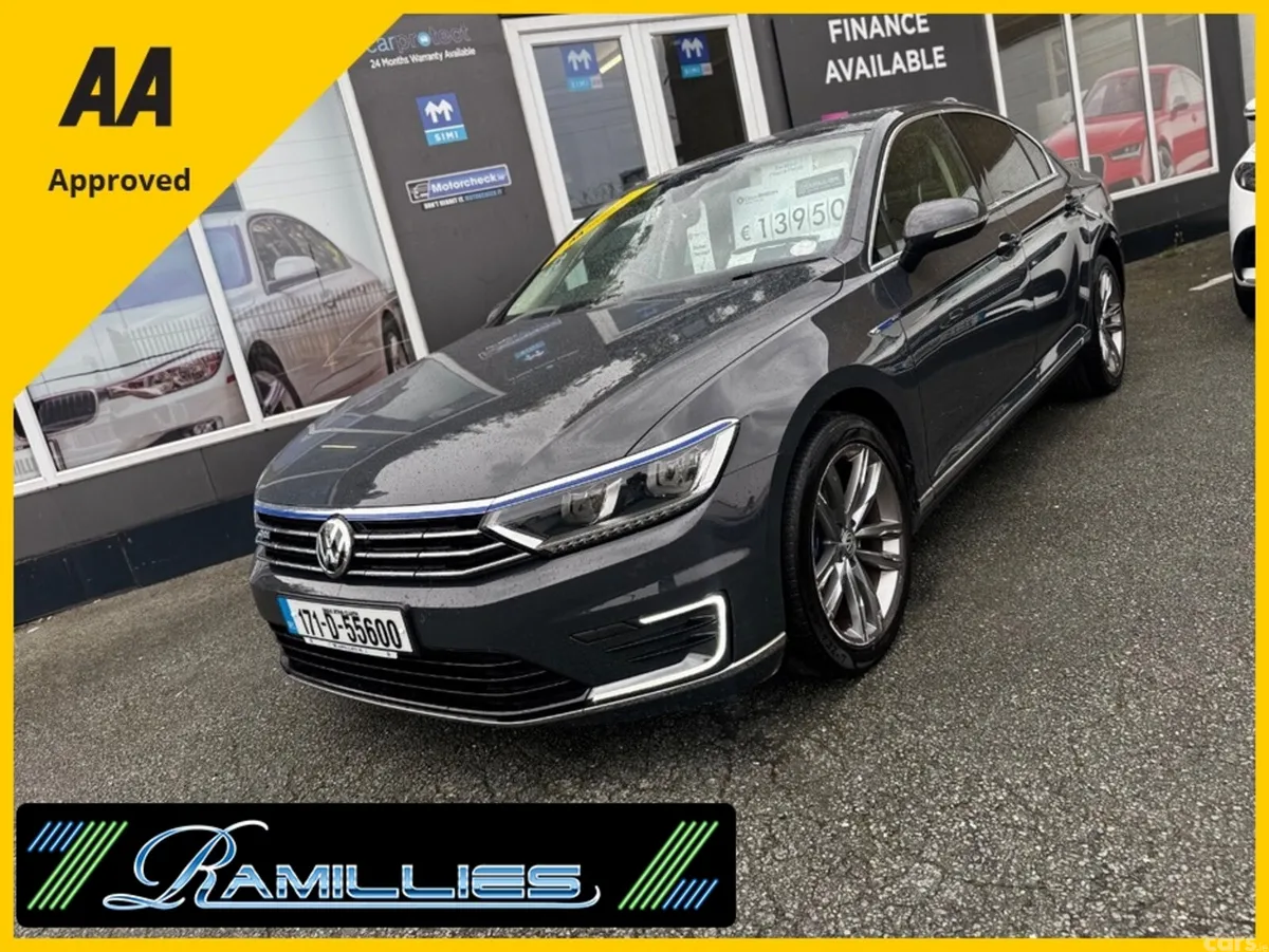 Volkswagen Passat Saloon, Petrol Plug-in Hybrid, 2017, Grey
