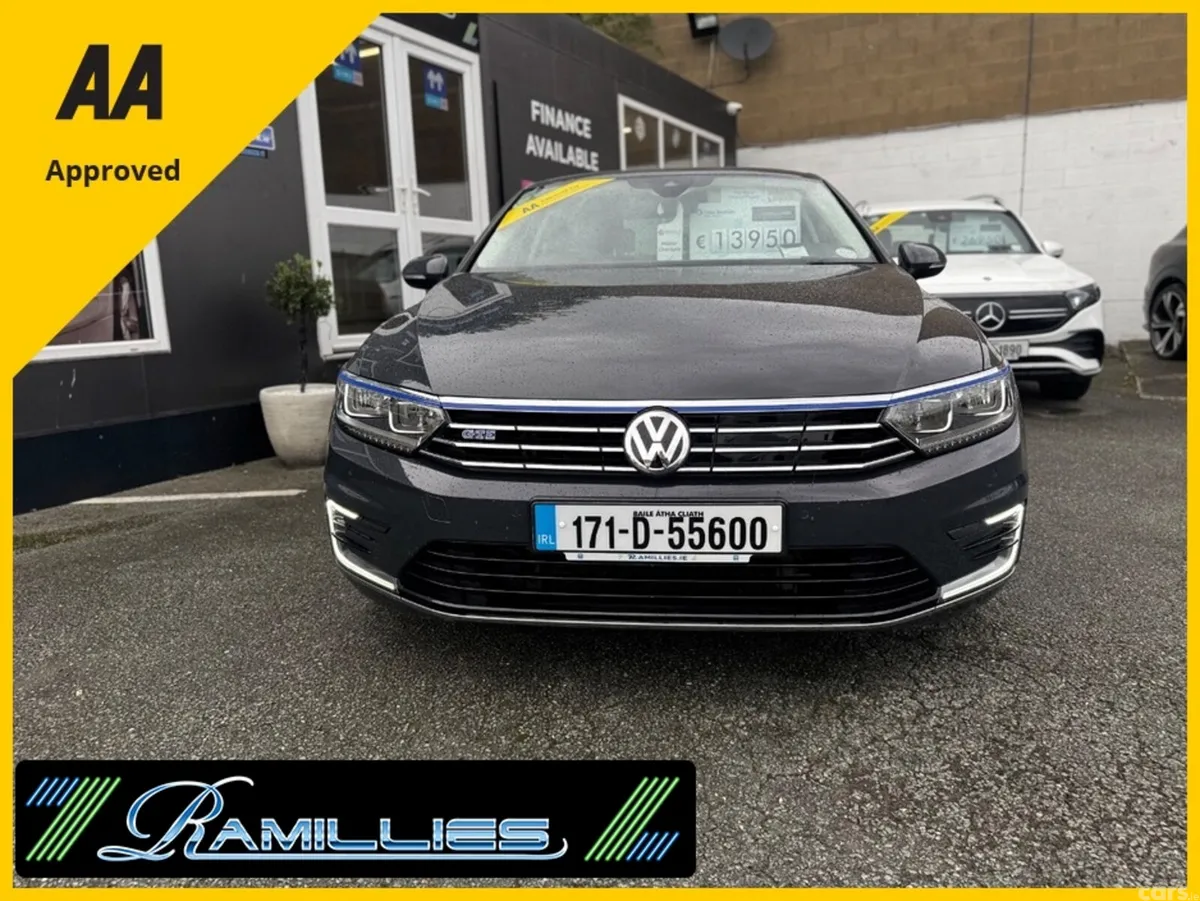 Volkswagen Passat Saloon, Petrol Plug-in Hybrid, 2017, Grey
