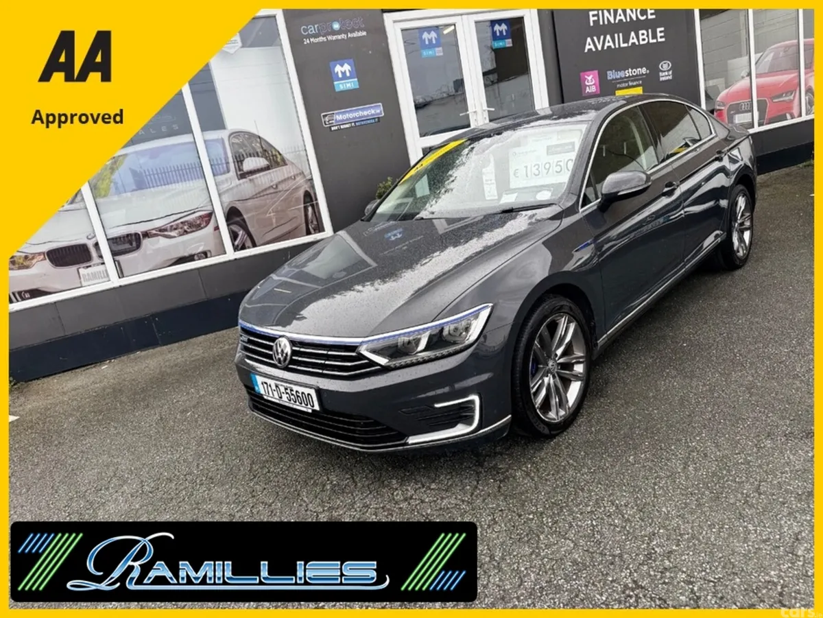 Volkswagen Passat Saloon, Petrol Plug-in Hybrid, 2017, Grey