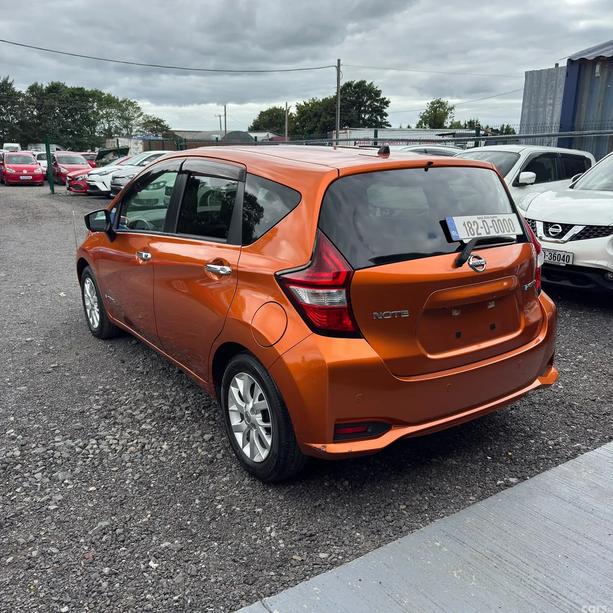 Nissan Note Hatchback, Petrol Hybrid, 2018, Orange