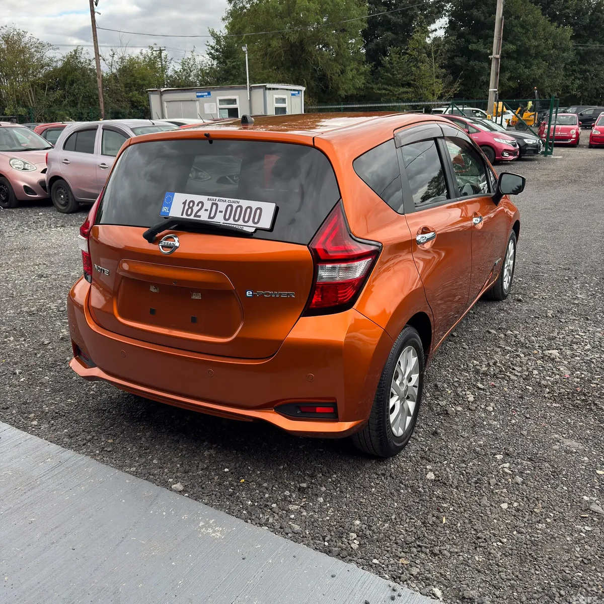 Nissan Note Hatchback, Petrol Hybrid, 2018, Orange