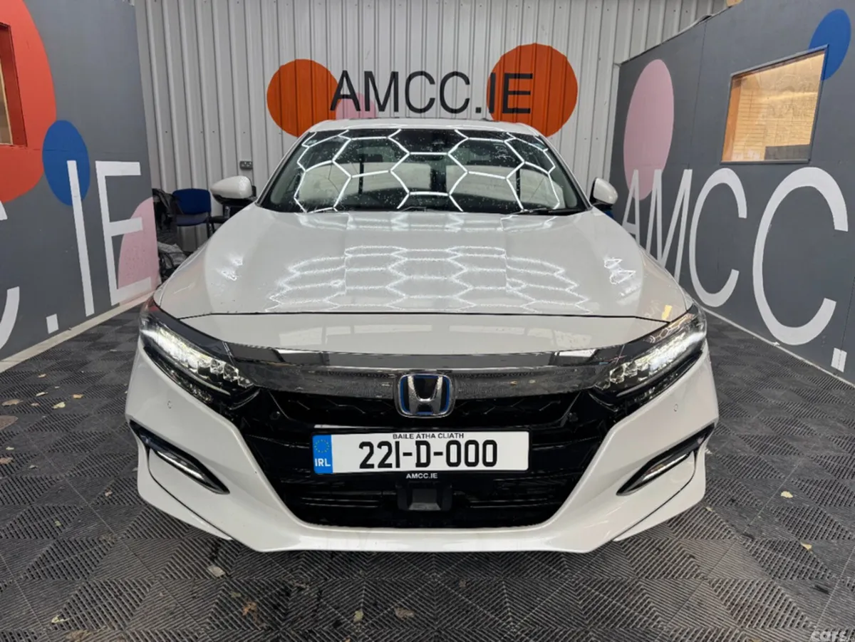 Honda Accord Saloon, Petrol Hybrid, 2022, White