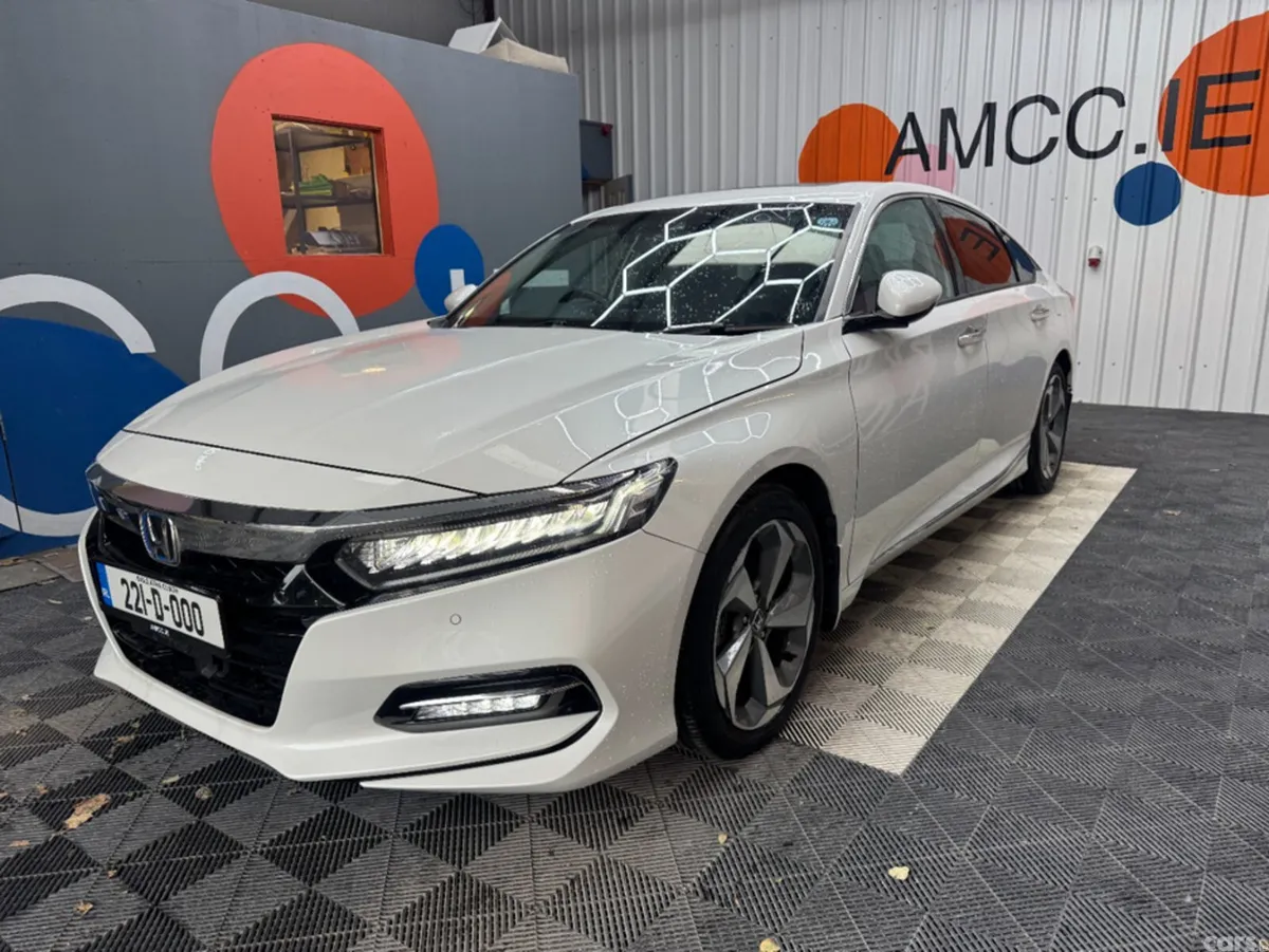 Honda Accord Saloon, Petrol Hybrid, 2022, White