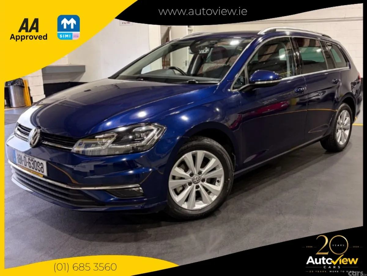 Volkswagen Golf Estate, Petrol, 2018, Blue