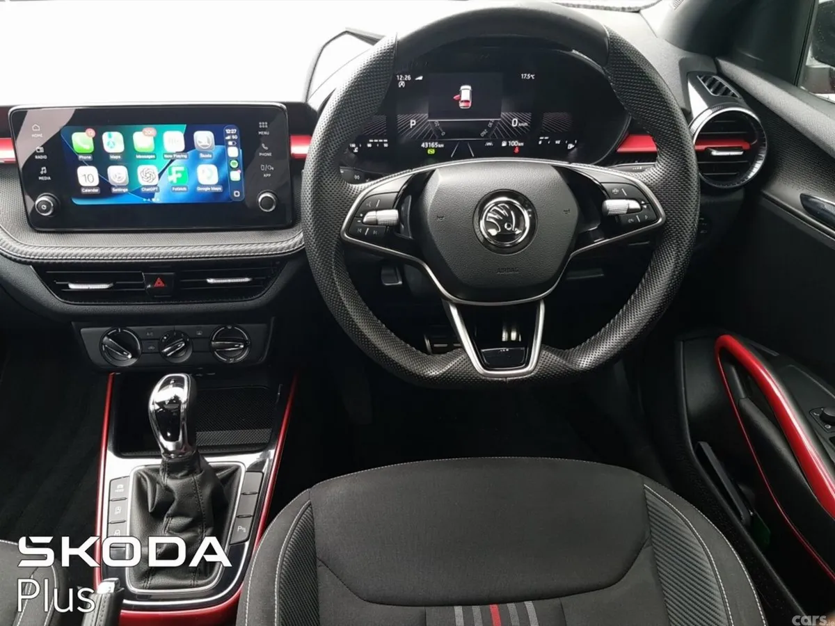 Skoda Fabia Hatchback, Petrol, 2024, Red