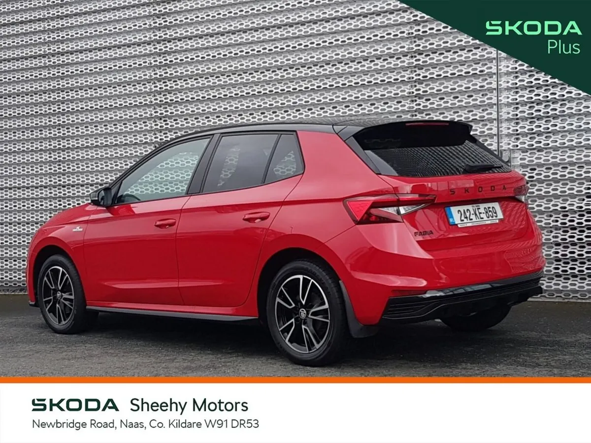 Skoda Fabia Hatchback, Petrol, 2024, Red