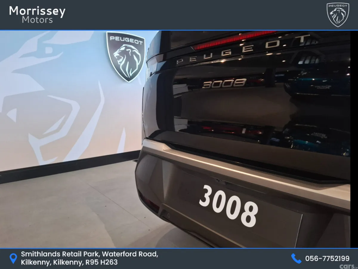 Peugeot 3008 SUV, Petrol Hybrid, 2026, Black