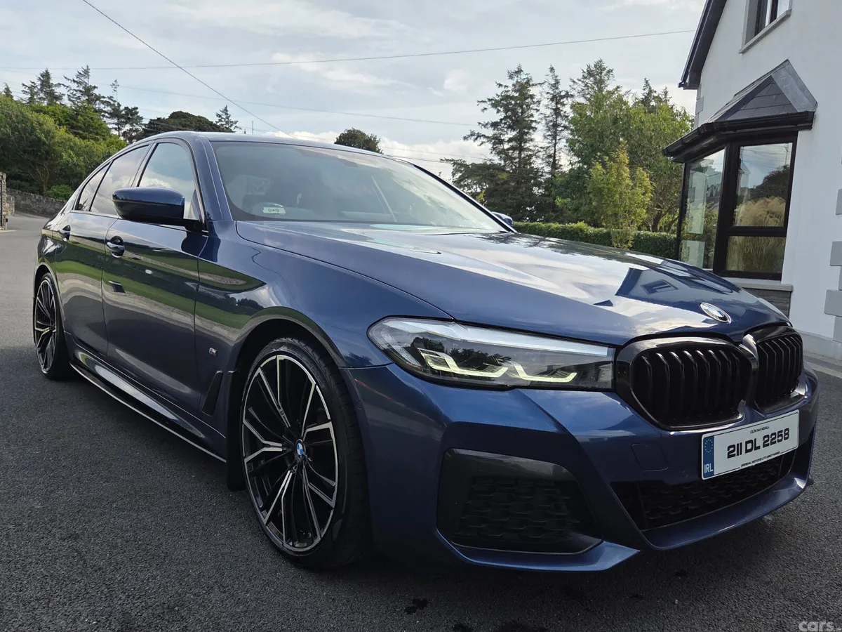 BMW 5-Series Saloon, Diesel, 2021, Blue