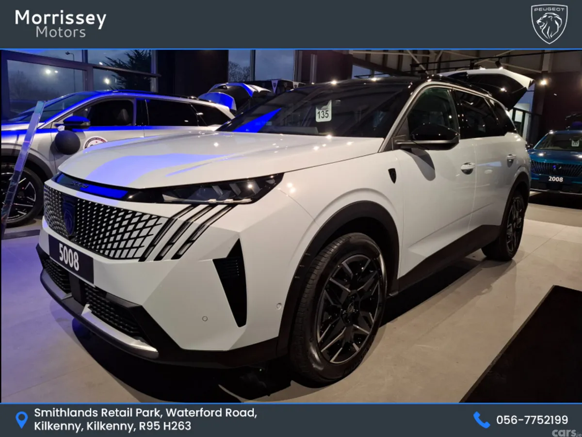 Peugeot 5008 SUV, Petrol Hybrid, 2026, White