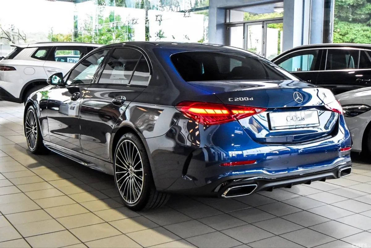 Mercedes-Benz C-Class Saloon, Diesel Hybrid, 2027, Blue