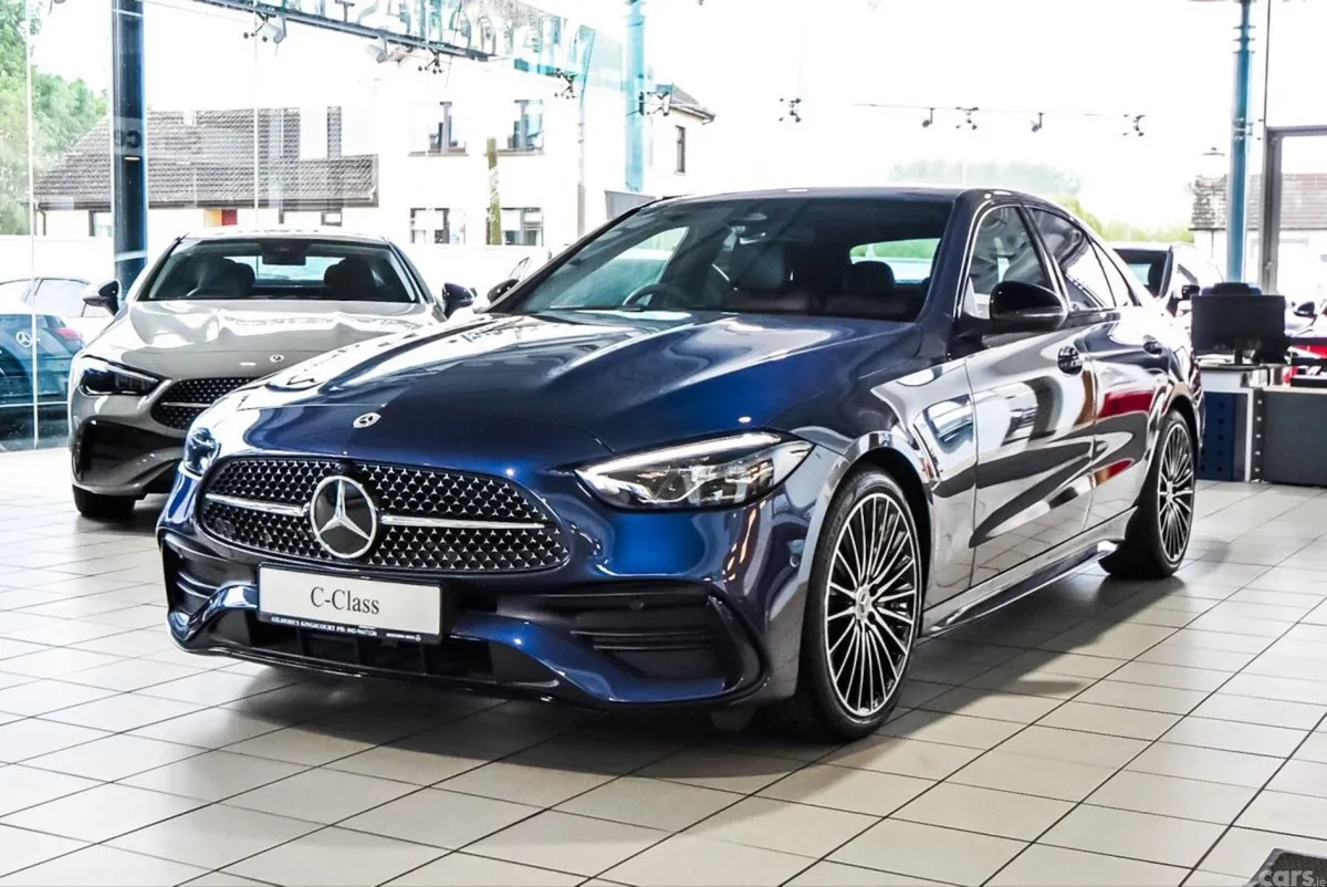 Mercedes-Benz C-Class Saloon, Diesel Hybrid, 2027, Blue