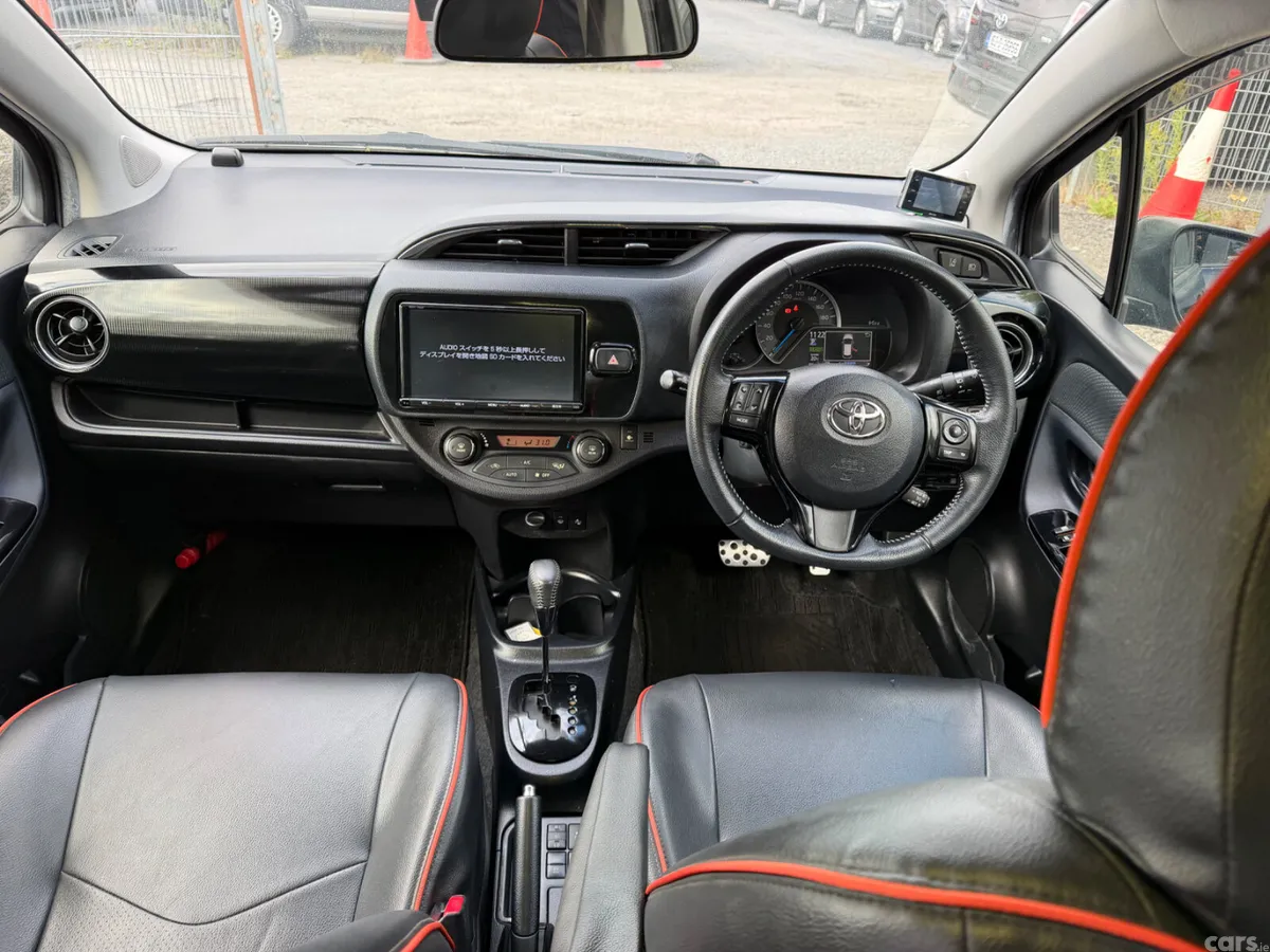 Toyota Vitz Hatchback, Petrol Hybrid, 2017, Black