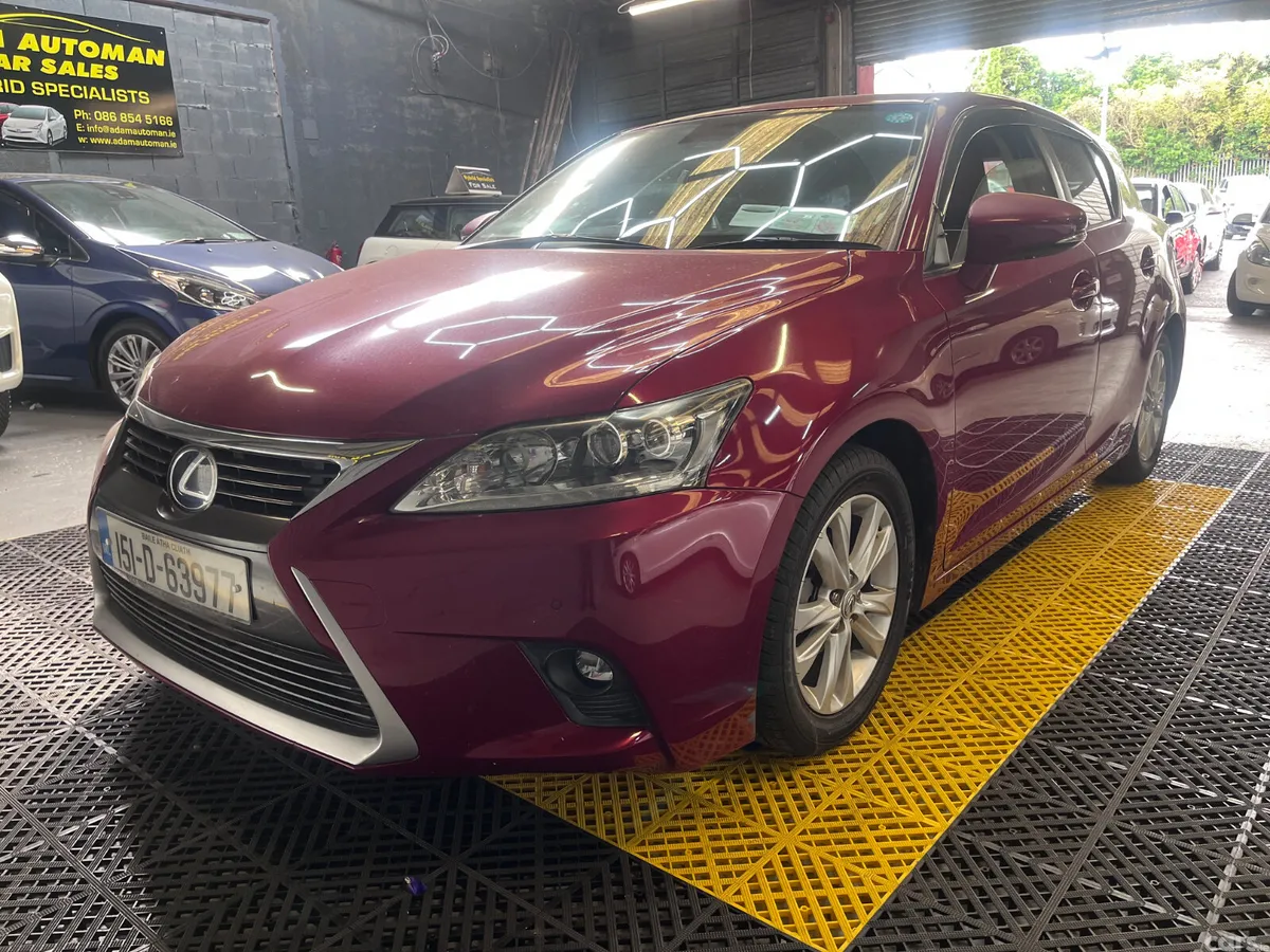 Lexus CT Hatchback, Petrol Hybrid, 2015, Red