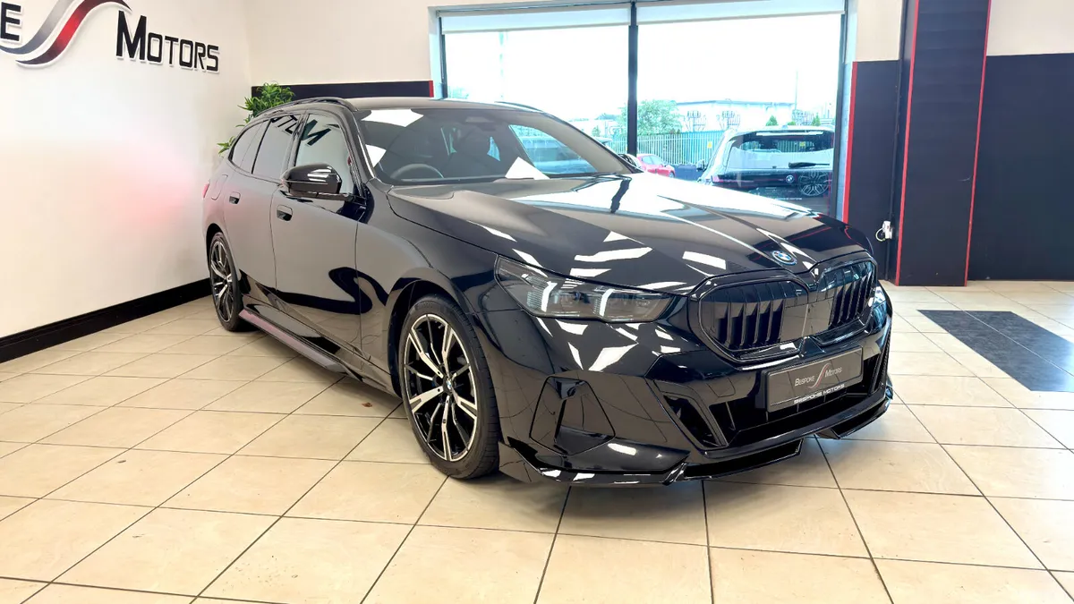 BMW 5-Series Estate, Petrol Hybrid, 2026, Black