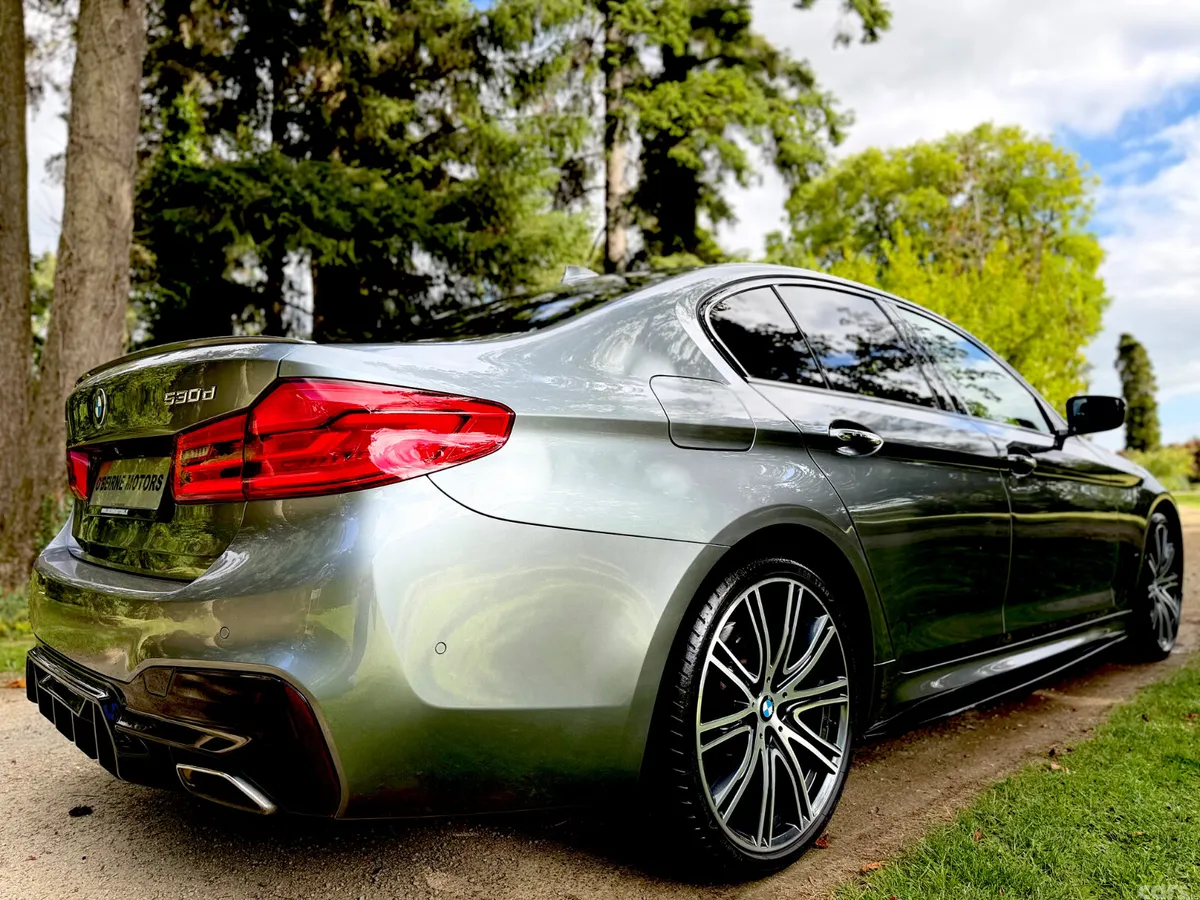 BMW 5-Series Saloon, Diesel, 2017, Blue