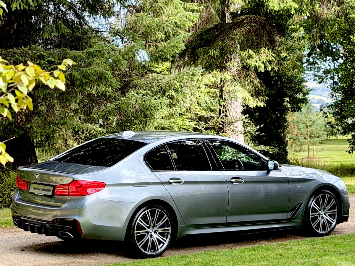 BMW 5-Series Saloon, Diesel, 2017, Blue