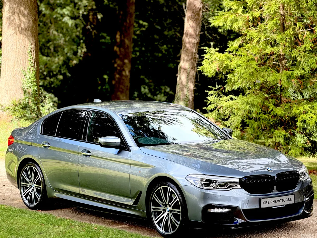 BMW 5-Series Saloon, Diesel, 2017, Blue