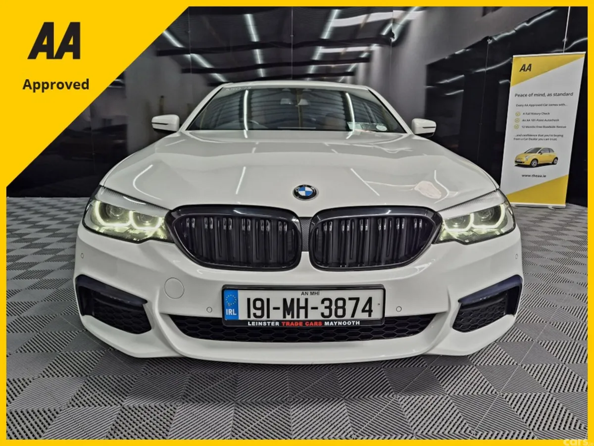 BMW 5-Series Saloon, Diesel, 2019, White
