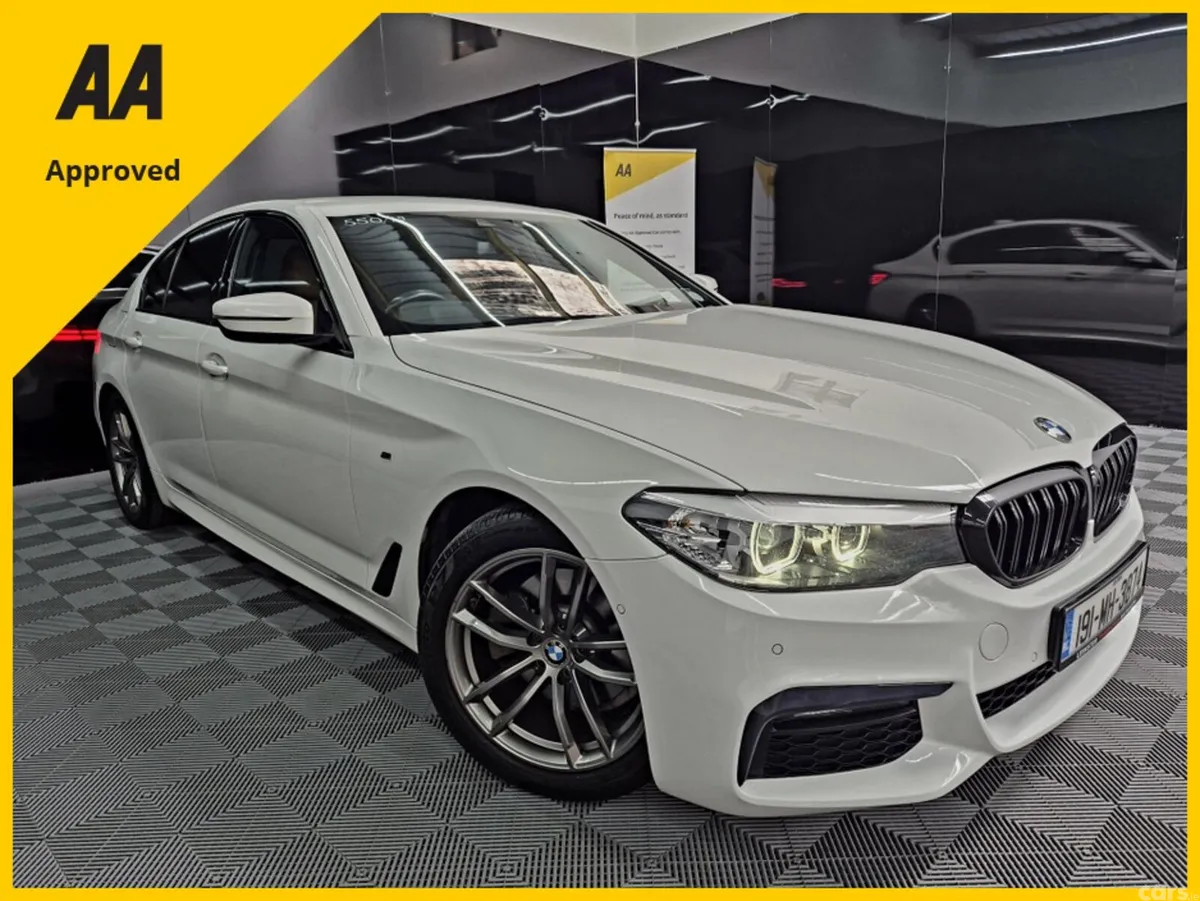 BMW 5-Series Saloon, Diesel, 2019, White