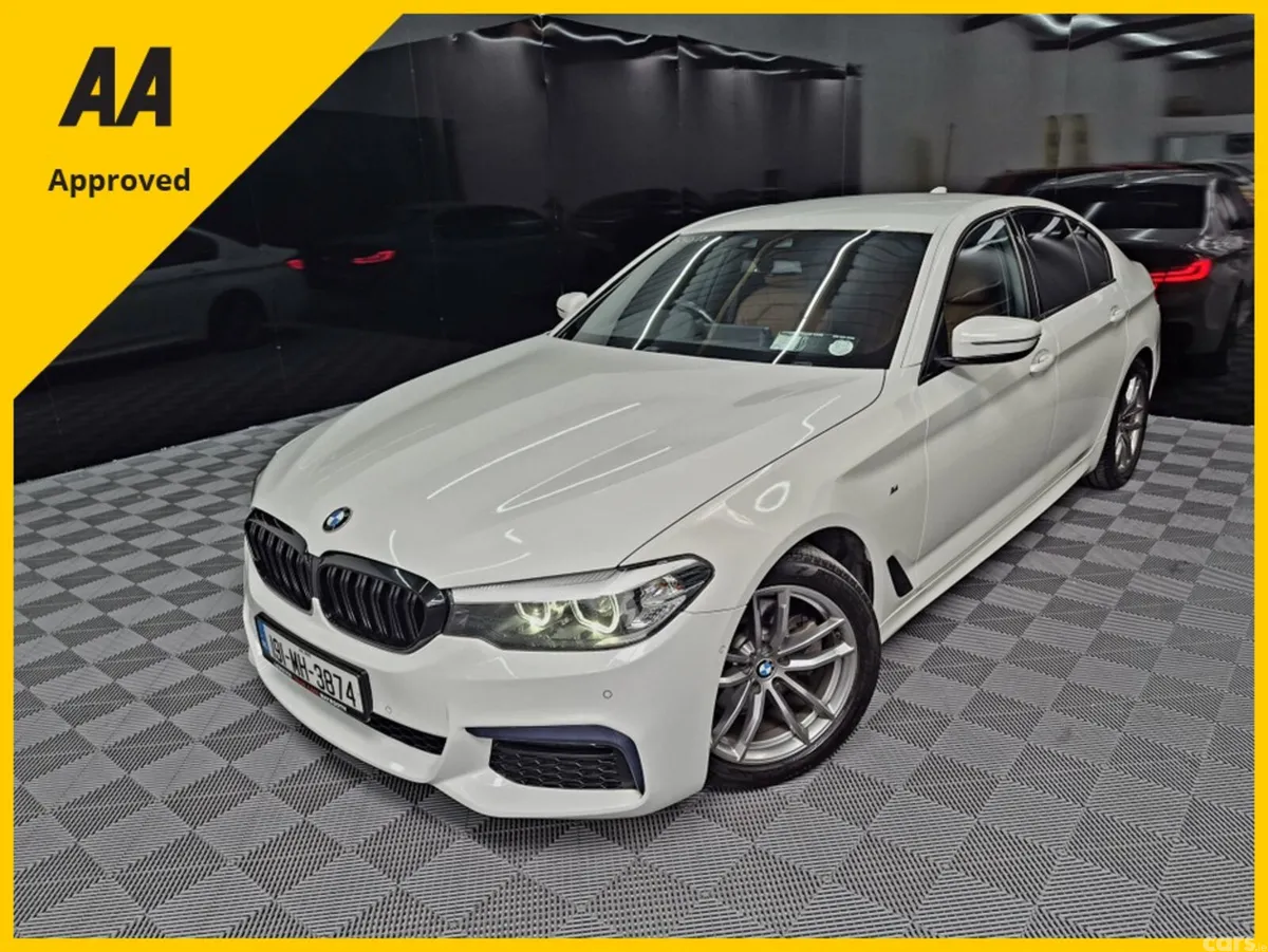 BMW 5-Series Saloon, Diesel, 2019, White