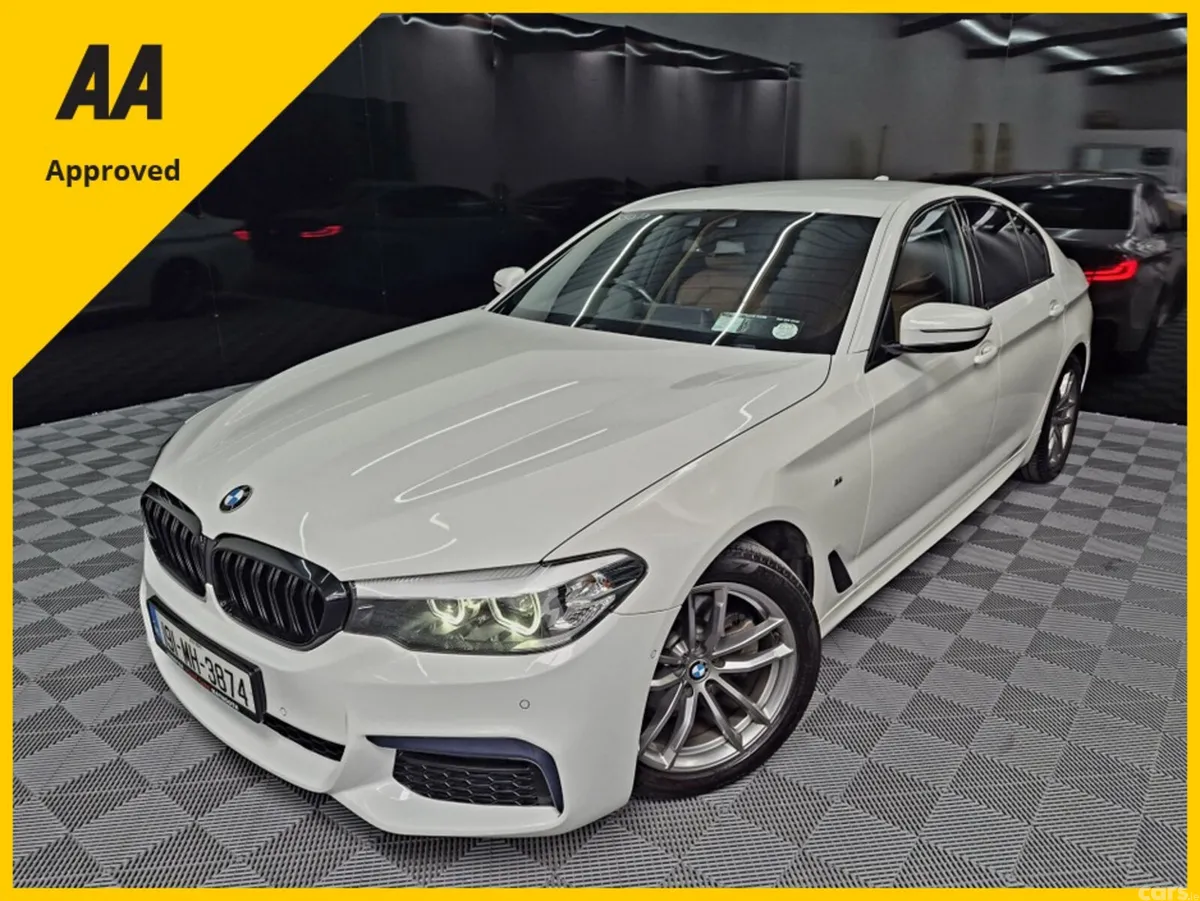 BMW 5-Series Saloon, Diesel, 2019, White