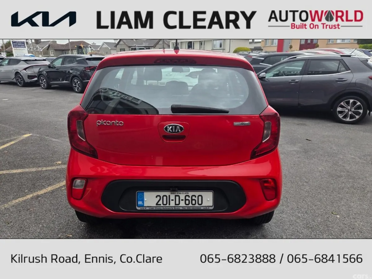 Kia Picanto Hatchback, Petrol, 2020, Red