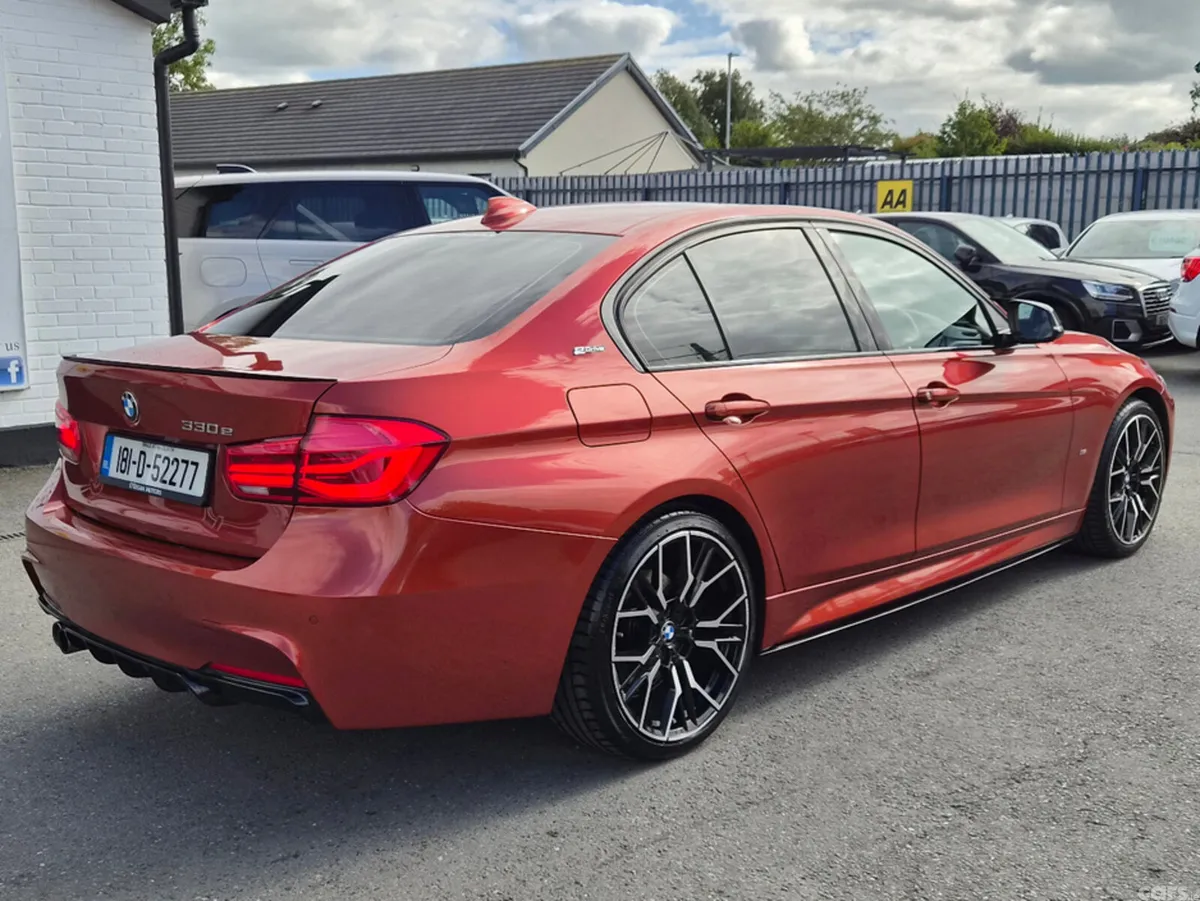BMW 3-Series Saloon, Petrol Plug-in Hybrid, 2018, Orange