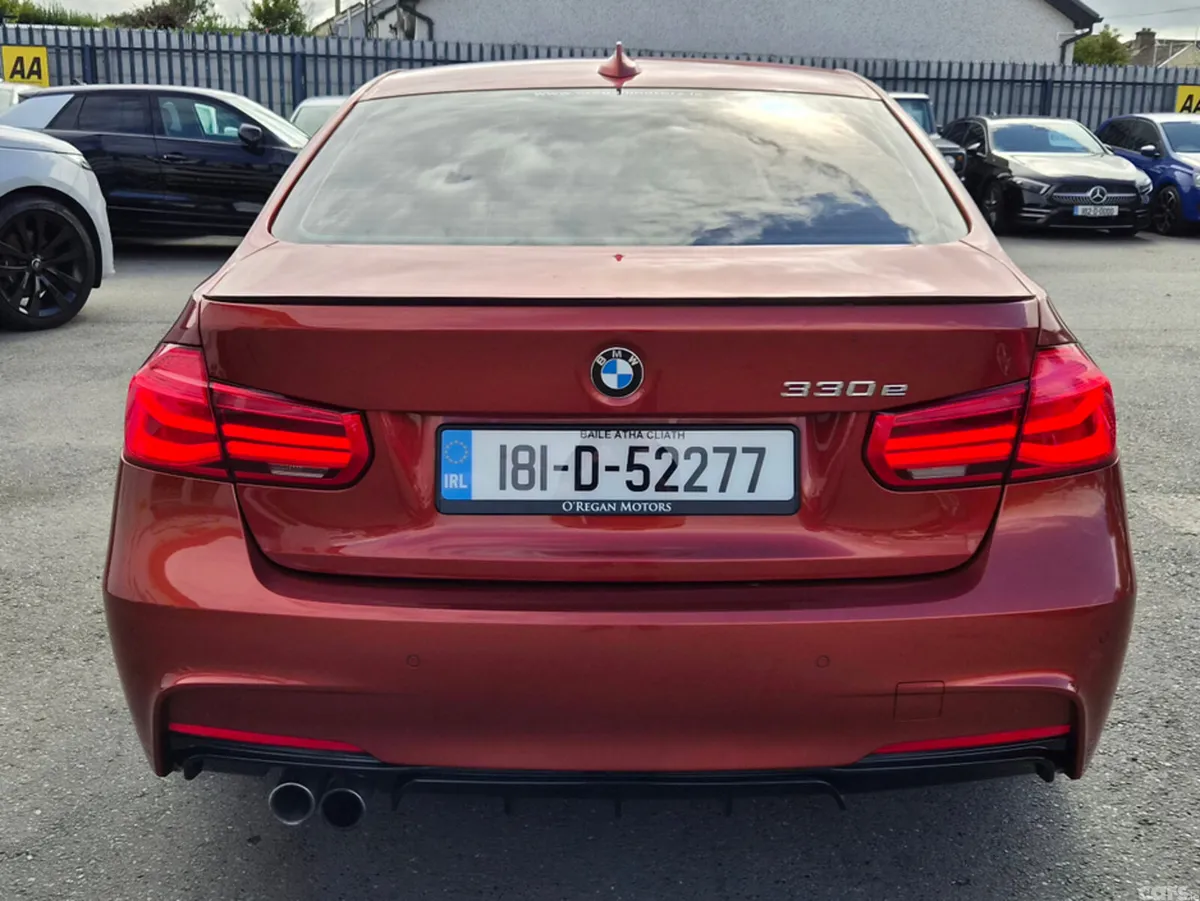 BMW 3-Series Saloon, Petrol Plug-in Hybrid, 2018, Orange