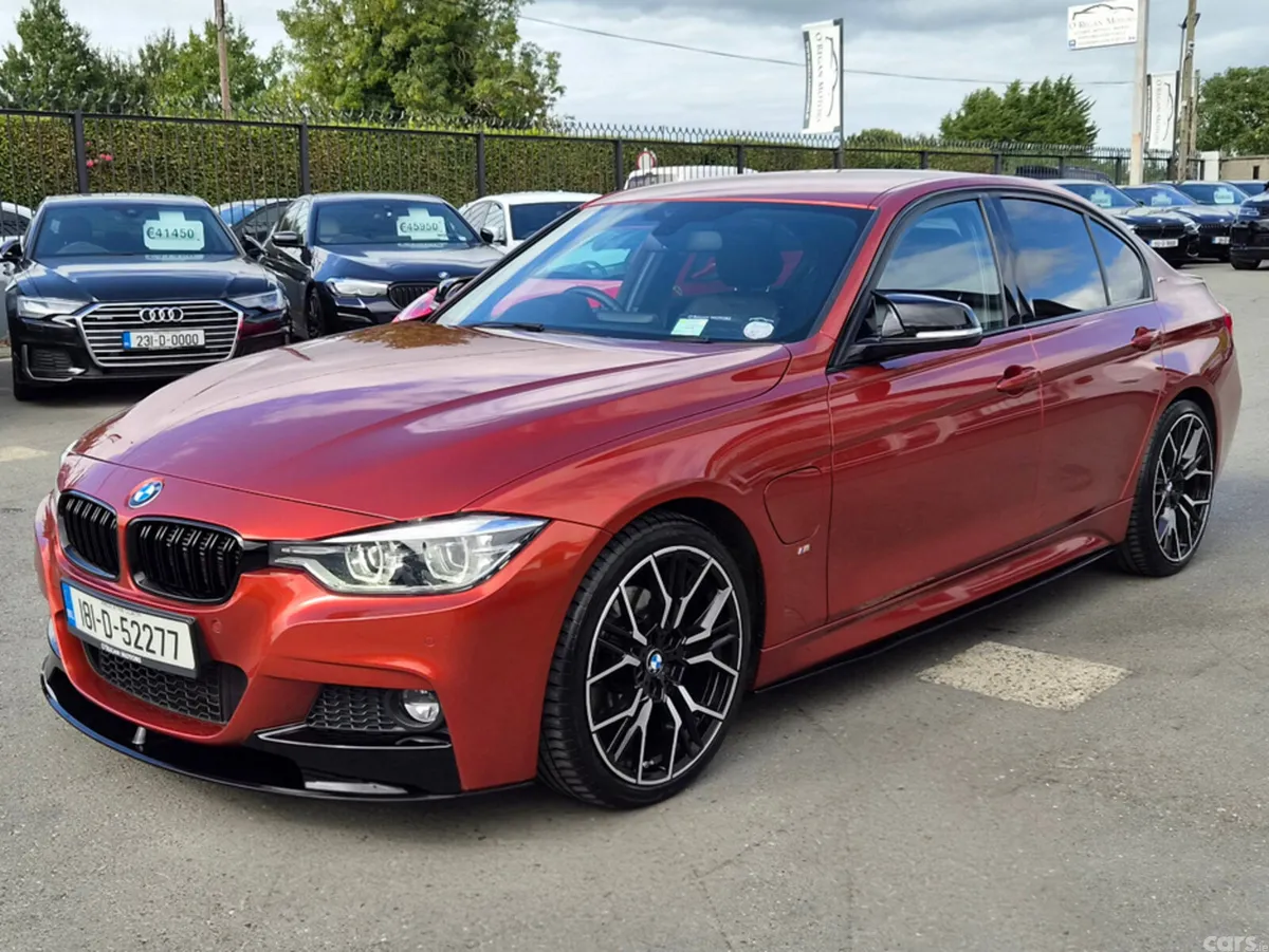 BMW 3-Series Saloon, Petrol Plug-in Hybrid, 2018, Orange