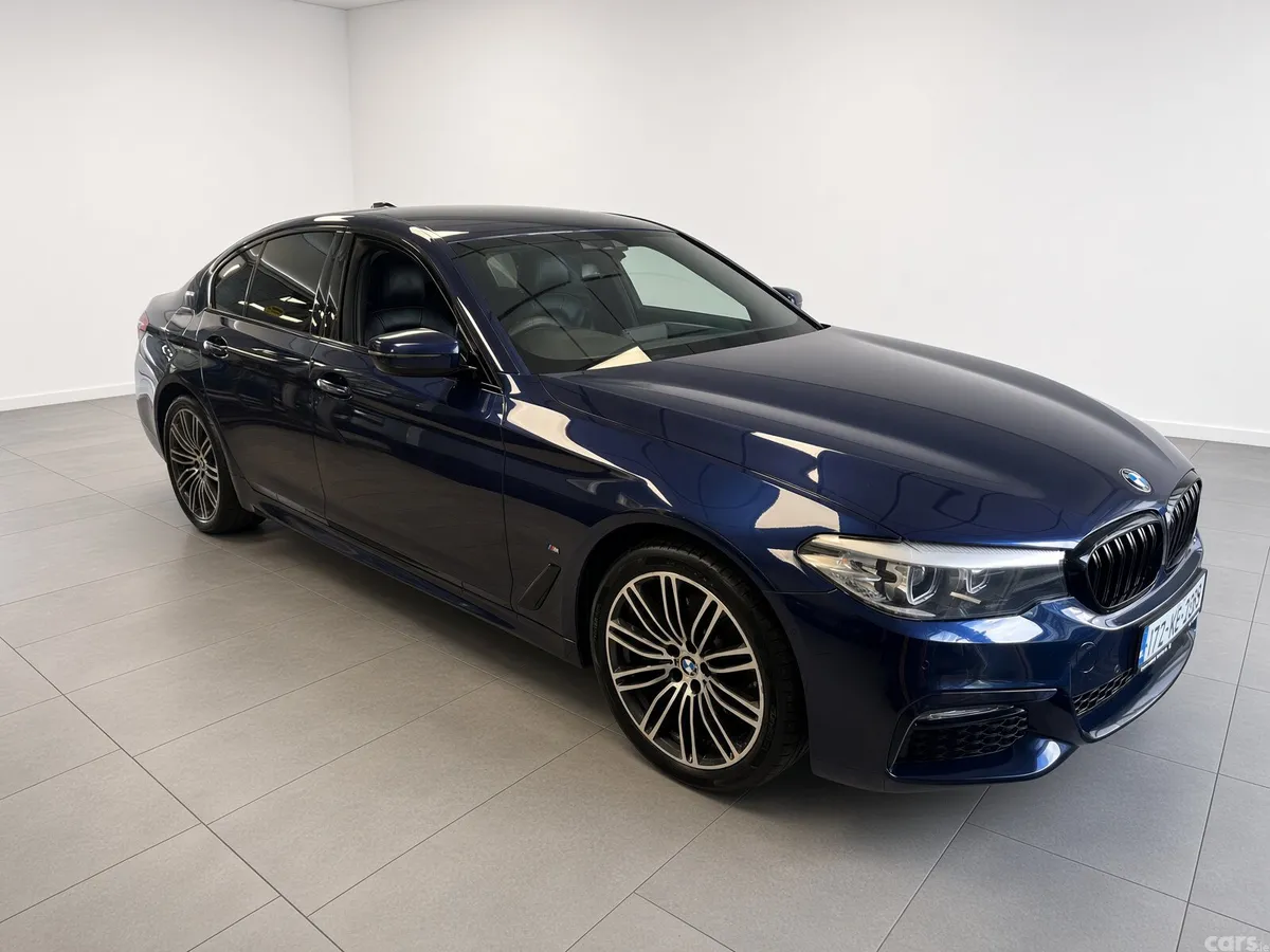BMW 5-Series Saloon, Petrol Hybrid, 2017, Blue