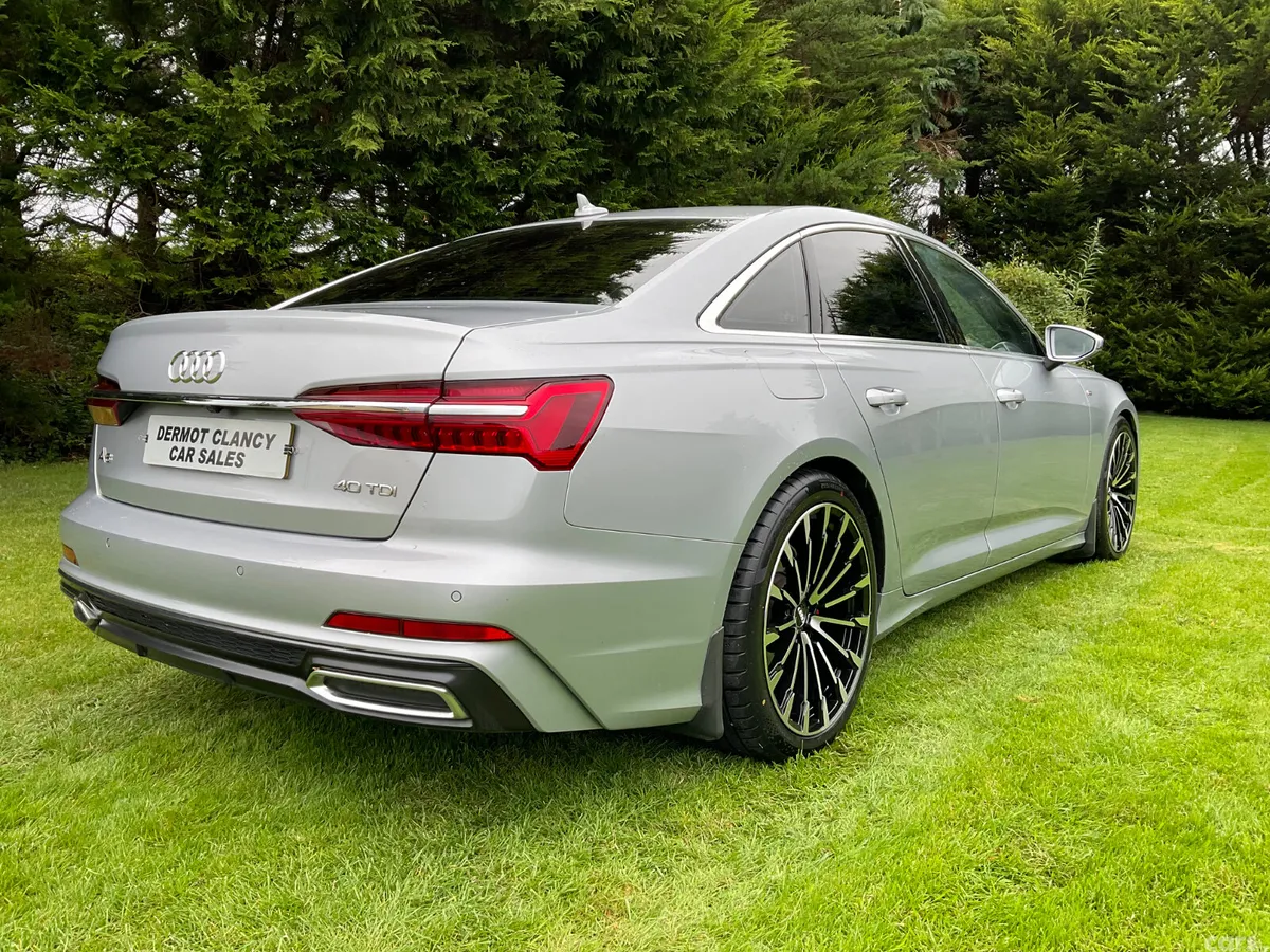 Audi A6 Saloon, Diesel Hybrid, 2019, Silver