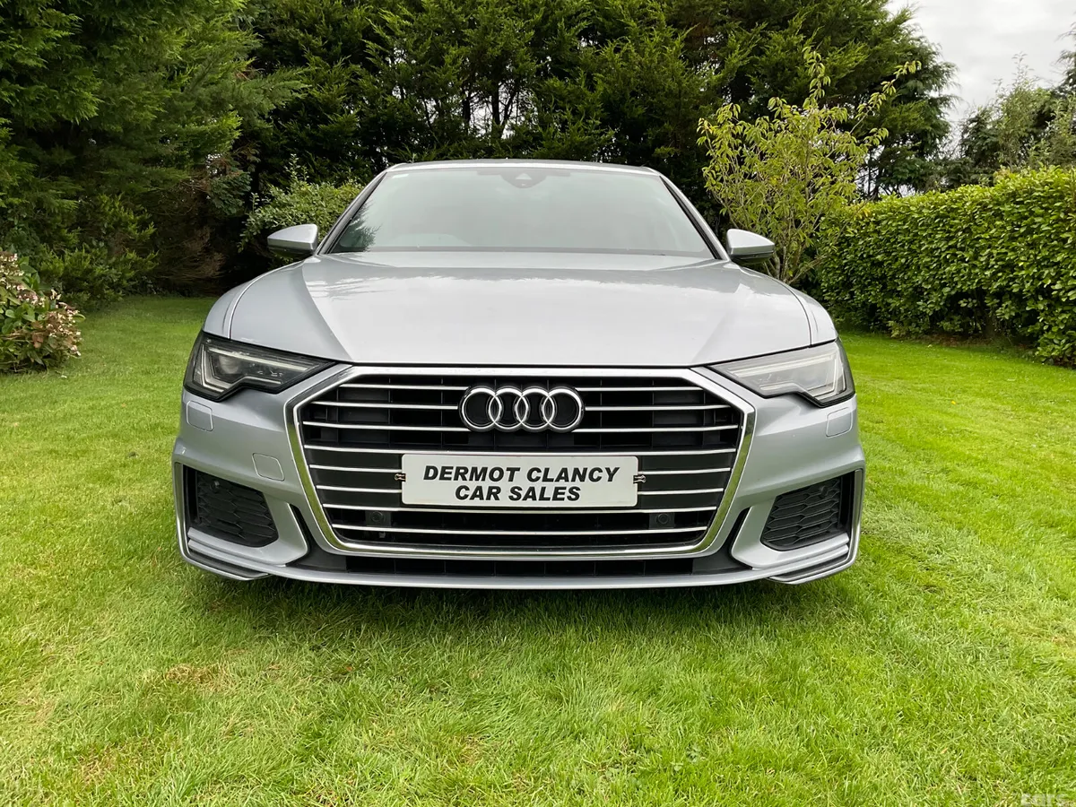 Audi A6 Saloon, Diesel Hybrid, 2019, Silver