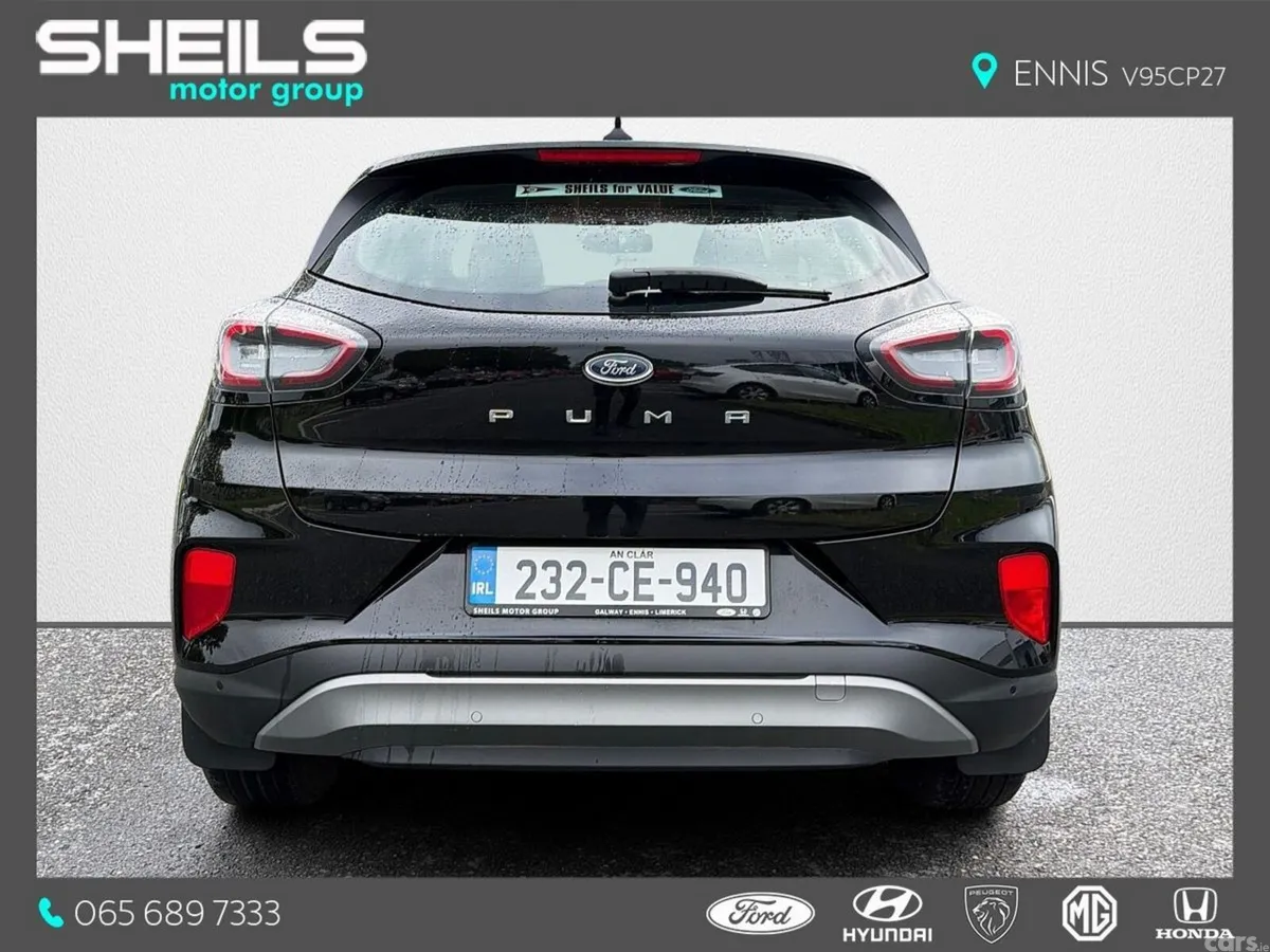 Ford Puma MPV, Petrol Hybrid, 2023, Black
