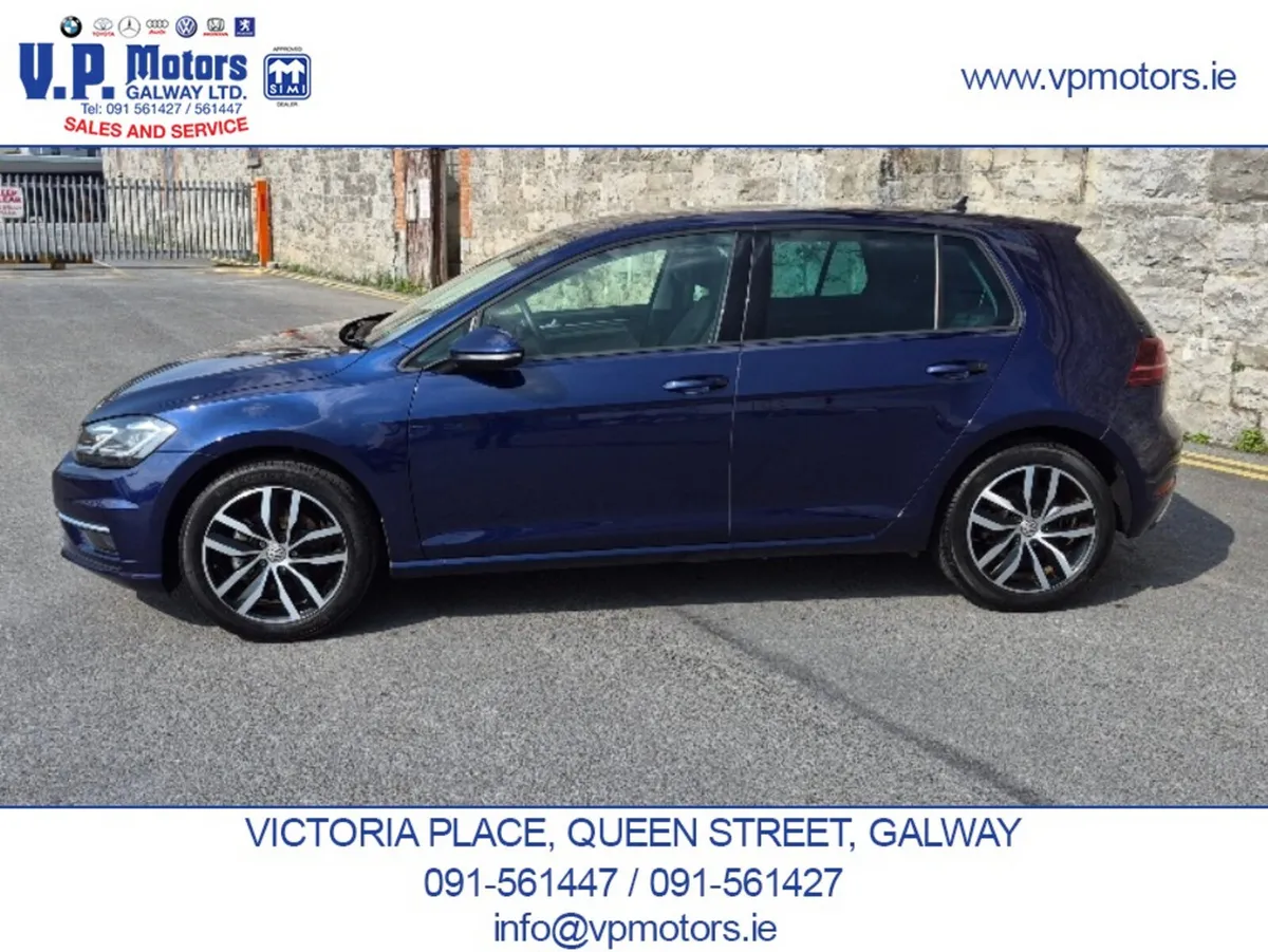 Volkswagen Golf Hatchback, Petrol, 2019, Blue
