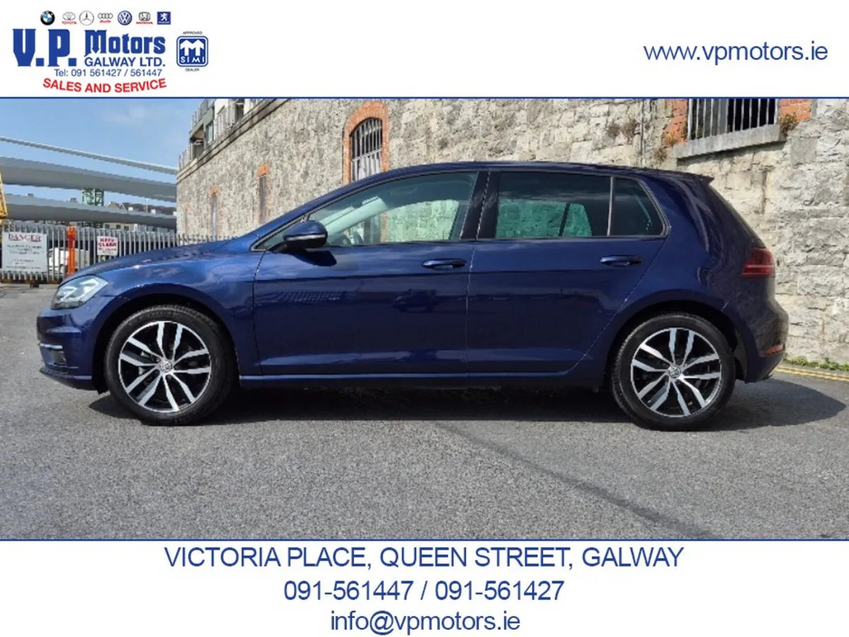 Volkswagen Golf Hatchback, Petrol, 2019, Blue