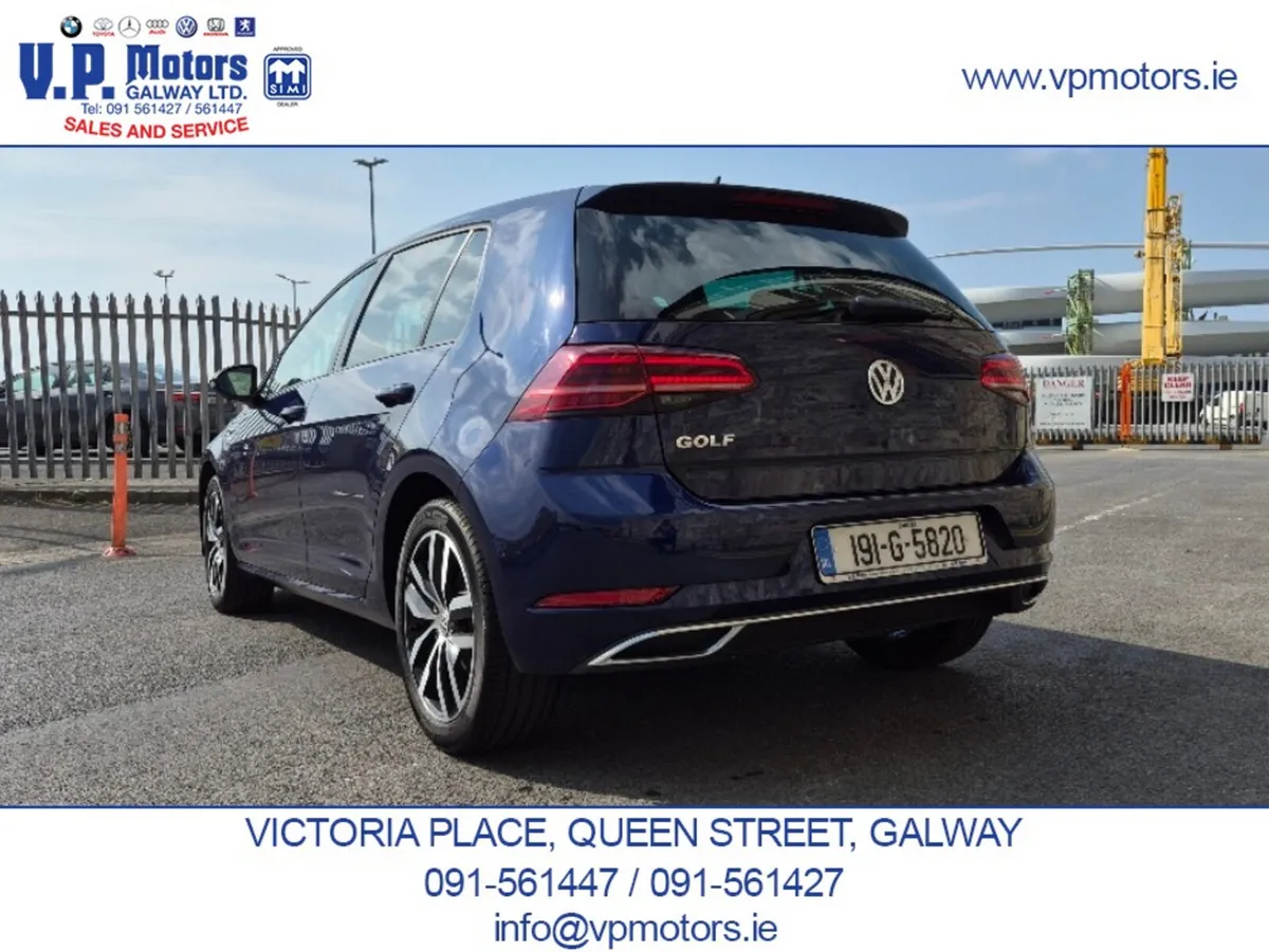 Volkswagen Golf Hatchback, Petrol, 2019, Blue